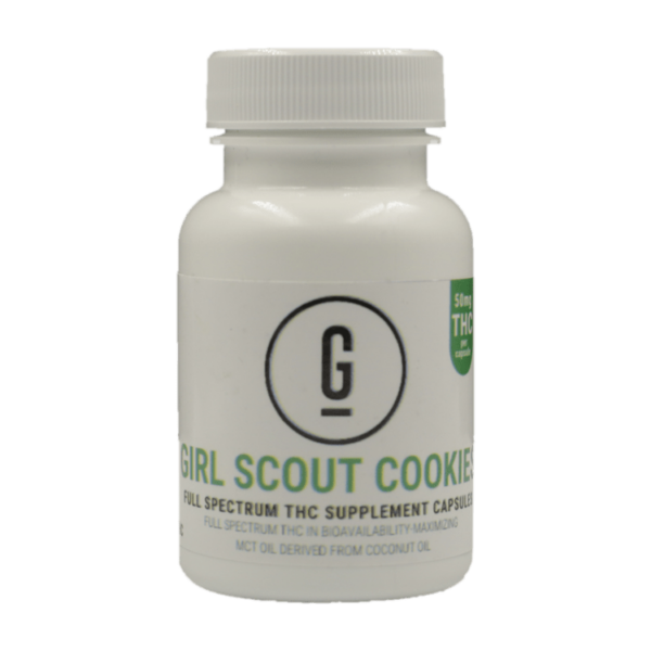 GRASS – THC Capsules – Girl Scout Cookies – 50mg | Herbal Dispatch Canada