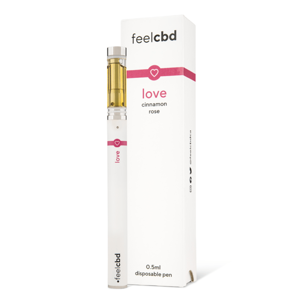 FeelCBD – Love – Dispsable CBD Vape Pen 0.5ml | Herbal Dispatch Canada