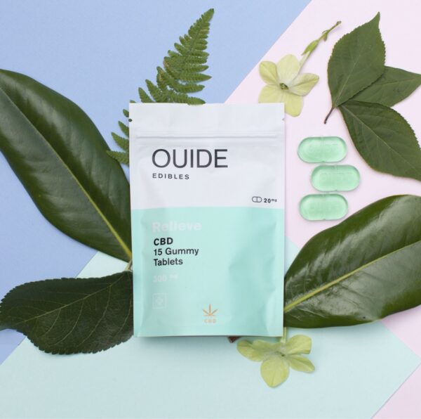 Ouide Edibles – Relieve – CBD gummies 300mg | Herbal Dispatch Canada