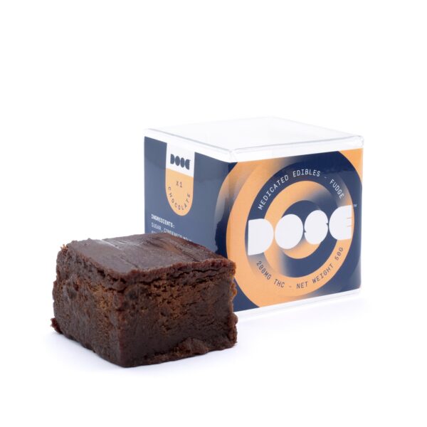 Dose Edibles – Chocolate Fudge – 200mg THC | Herbal Dispatch Canada