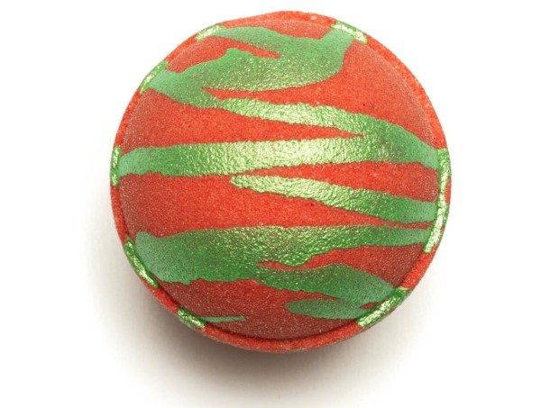 Nikki Stikki Botanicals – CBD Bath Bomb – Christmas Spirit Bomb (red/green) – 300mg CBD | Herbal Dispatch Canada