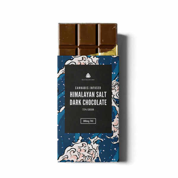 Buudabomb – Himalayan Salt Dark Chocolate – 300mg THC | Herbal Dispatch Canada