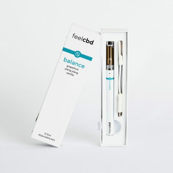 FeelCBD – Balance – Dispsable CBD Vape Pen 0.5ml | Herbal Dispatch Canada
