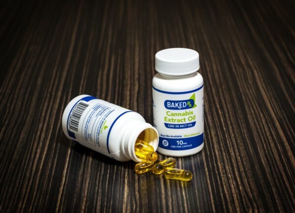 Baked Edibles – CBD Extract In MCT Oil Capsules 10mg or 20mg | Herbal Dispatch Canada