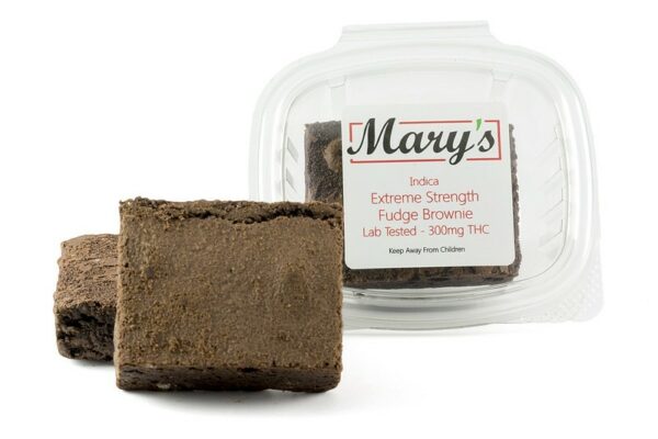 Mary’s Medibles – Extreme Strength Fudge Brownie – 300mg THC (Indica) | Herbal Dispatch Canada