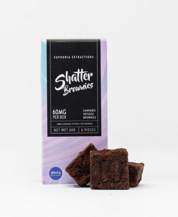 Euphoria Extractions – Shatter Brownies (Indica) | Herbal Dispatch Canada