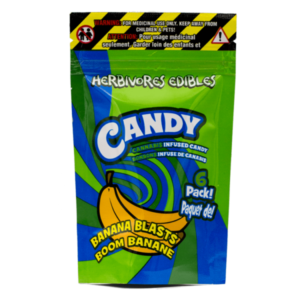 Herbivores Edibles – Banana Blasts Gummies | Herbal Dispatch Canada