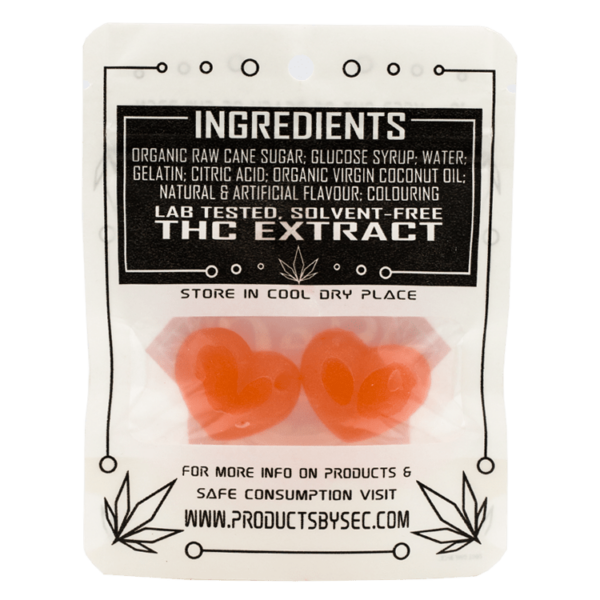SEC – Hearts- 50mg THC | Herbal Dispatch Canada