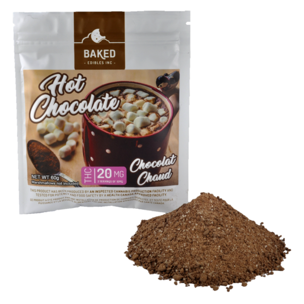 Baked Edibles – Hot Chocolate 20mg THC | Herbal Dispatch Canada