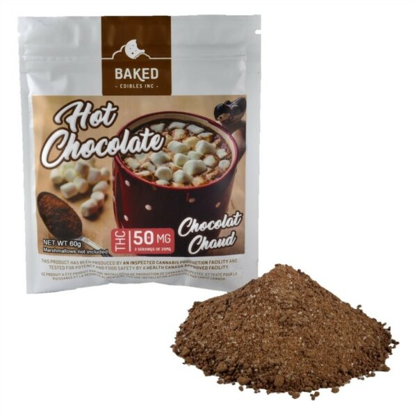 Baked Edibles – Hot Chocolate 50mg THC | Herbal Dispatch Canada