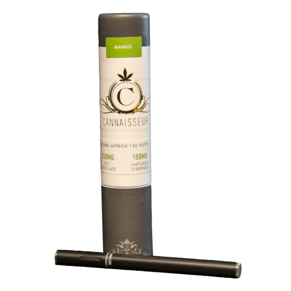 Cannaisseur – Disposable THC Distillate Pen – Mango 0.3ml | Herbal Dispatch Canada