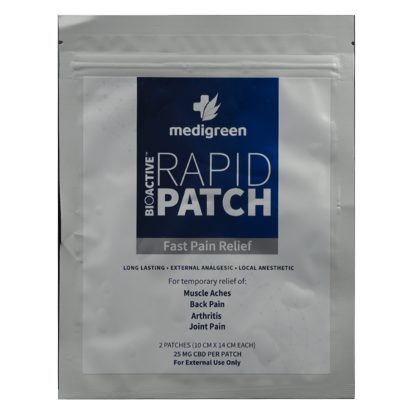 Medigreen Rapid CBD Patch – Fast Pain Relief | Herbal Dispatch Canada