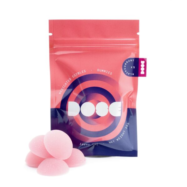 Dose Edibles Gummies – Blackcurrant | Herbal Dispatch Canada