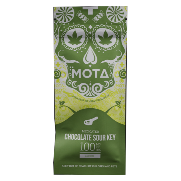 MOTA Edibles – Chocolate Sour Key – 100mg THC | Herbal Dispatch Canada