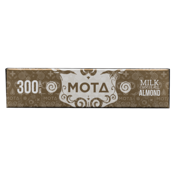 MOTA Edibles – Milk Chocolate Almond Bar – 300mg THC | Herbal Dispatch Canada