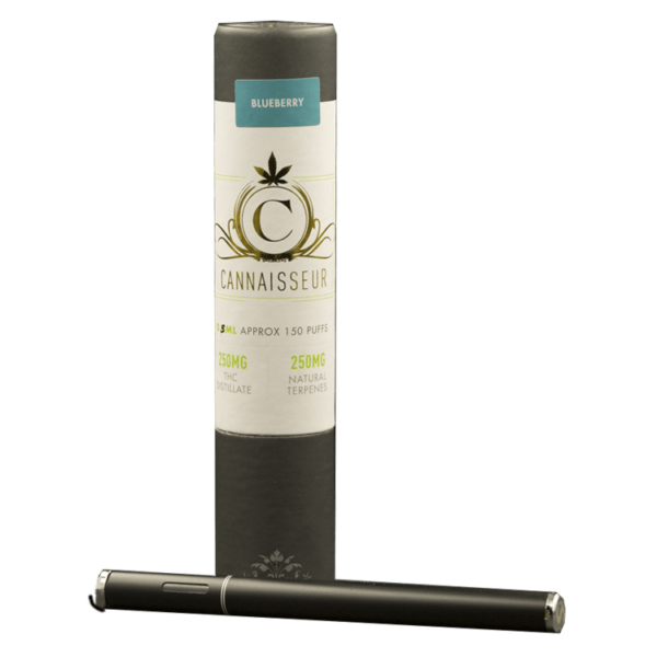 Cannaisseur – Disposable THC Distillate Pen – Blueberry 0.5ml | Herbal Dispatch Canada