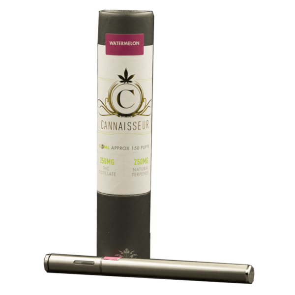 Cannaisseur – Disposable THC Distillate Pen – Watermelon 0.3ml | Herbal Dispatch Canada