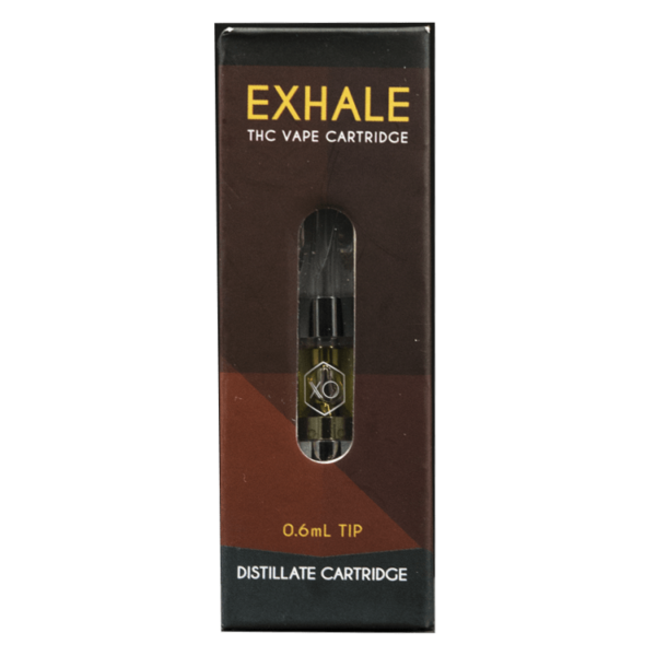 XO Exhale – THC Distillate Refill Cartridge – Banana Kush 0.6ml | Herbal Dispatch Canada