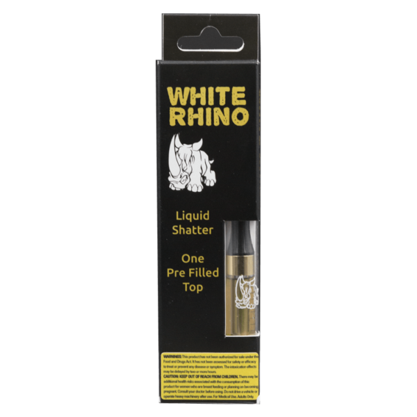 White Rhino – Liquid Shatter Refill Cartridge – Girl Scout Cookies 1g | Herbal Dispatch Canada