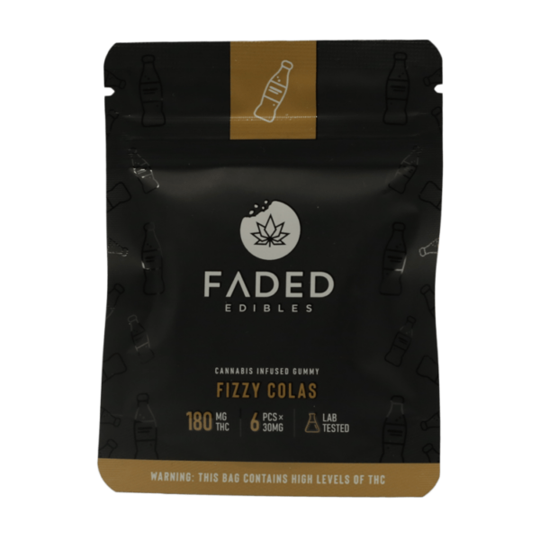 Faded Edibles – Fizzy Colas – 180mg | Herbal Dispatch Canada
