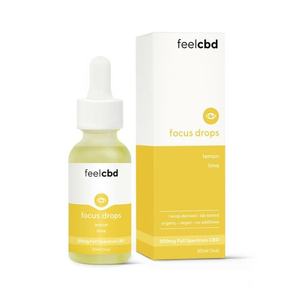 FeelCBD – Focus Drops – CBD Tincture 300mg | Herbal Dispatch Canada
