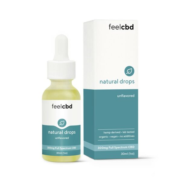 FeelCBD – Natural Drops – CBD Tincture 300mg | Herbal Dispatch Canada