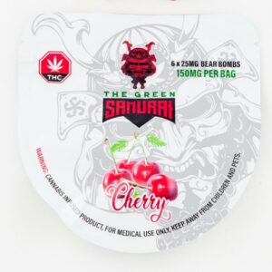 The Green Samurai – Cherry Gummies – 150mg | Herbal Dispatch Canada