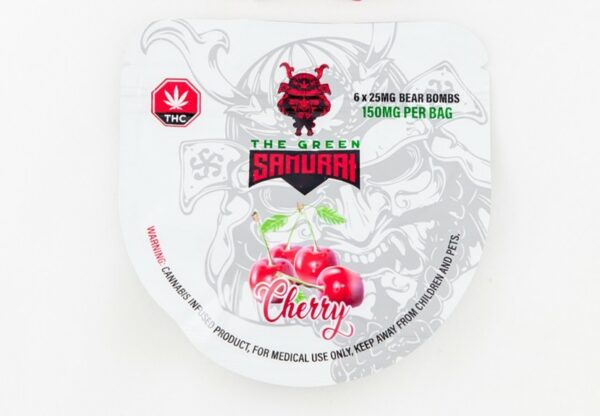 The Green Samurai – Cherry Gummies – 150mg | Herbal Dispatch Canada