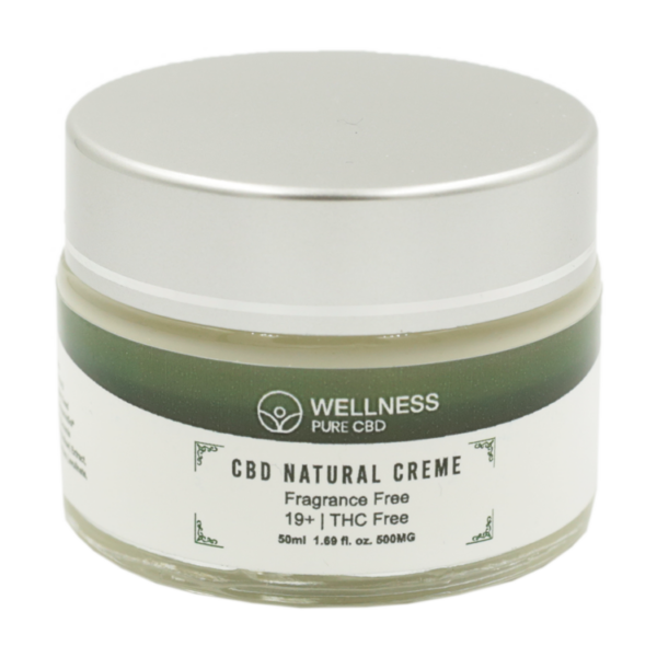 Wellness Pure CBD – Natural Creme – 500mg | Herbal Dispatch Canada