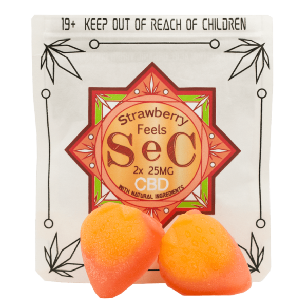 SEC – Strawberry Feels CBD – 50mg | Herbal Dispatch Canada