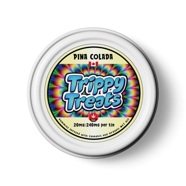 Trippy Treats – Hawaiian Fruit Punch Gummies – 400mg THC | Herbal Dispatch Canada