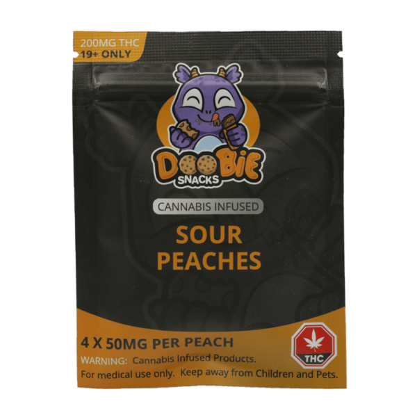 Doobie Snacks – CBD Sour Gummy Bears – 150mg CBD | Herbal Dispatch Canada