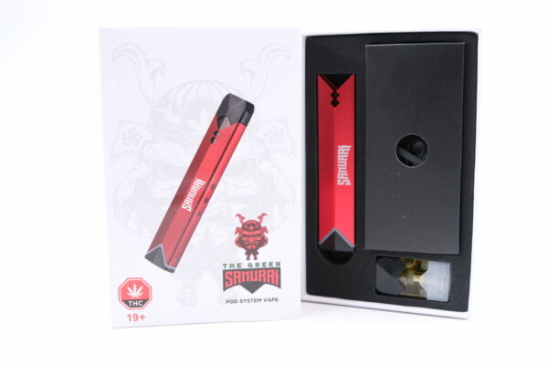 The Green Samurai – LED Vape Kit – 1ml THC | Herbal Dispatch Canada