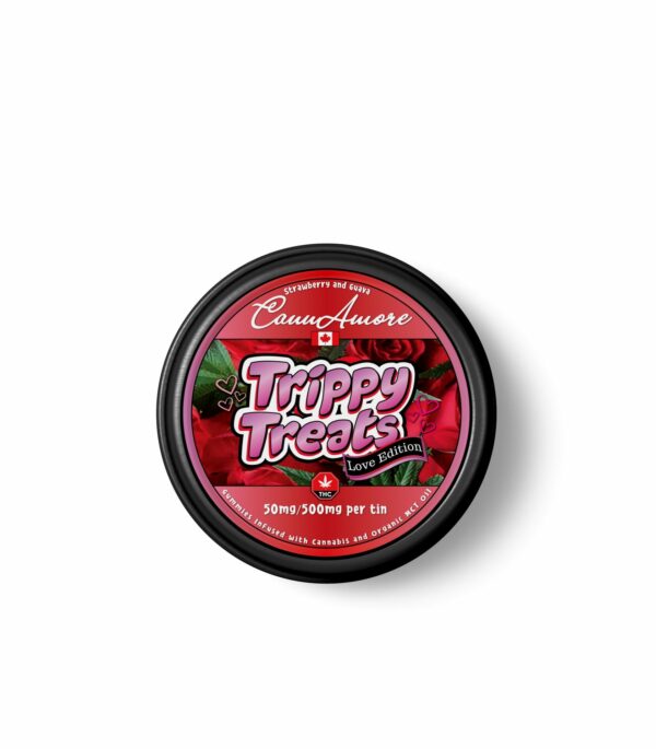 Trippy Treats – Strawberry Guava – CannAmore Love Edition – 500mg THC | Herbal Dispatch Canada