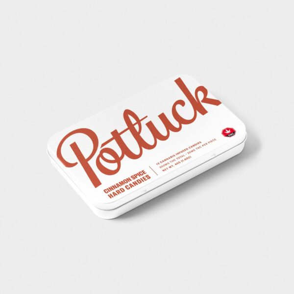 Potluck – Hard Candy – Cinnamon Spice – 300mg THC | Herbal Dispatch Canada