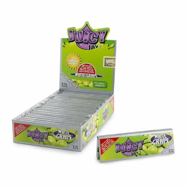 Juicy Jay’s – Hemp Papers (1.25 inch) – White Grape | Herbal Dispatch Canada