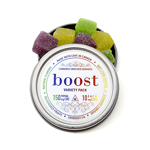 Boost – CBD Variety Pack Gummies – 150mg | Herbal Dispatch Canada