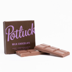 Potluck – Infused Chocolate – Milk Chocolate – 300mg THC | Herbal Dispatch Canada