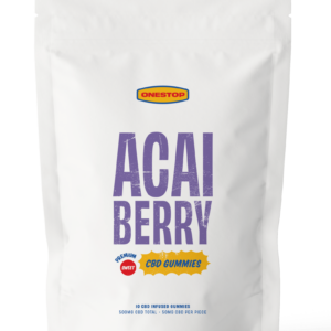 OneStop – Açai Berry CBD Gummies 500mg | Herbal Dispatch Canada