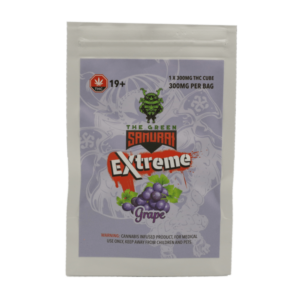 Green Samurai Extreme – Grape Gummy – 300mg THC | Herbal Dispatch Canada