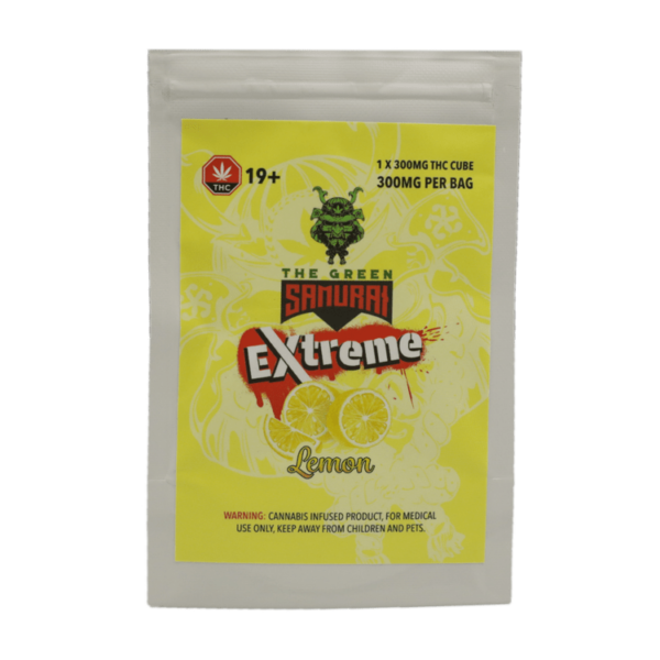 Green Samurai Extreme – Lemon Gummy – 300mg THC | Herbal Dispatch Canada