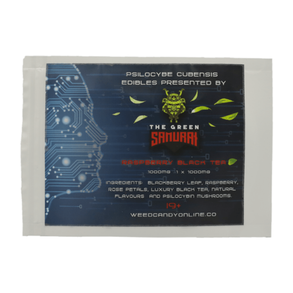 The Green Samurai – Raspberry Black Tea – 1000mg | Herbal Dispatch Canada
